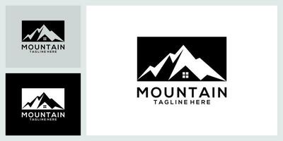 modello di progettazione del logo di vettore di montagna. logo della montagna. simbolo di montagna.illustrazione di montagna