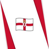 settentrionale Irlanda bandiera astratto sfondo design modello. settentrionale Irlanda indipendenza giorno bandiera sociale media inviare. settentrionale Irlanda bandiera vettore