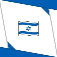 Israele bandiera astratto sfondo design modello. Israele indipendenza giorno bandiera sociale media inviare. Israele indipendenza giorno vettore