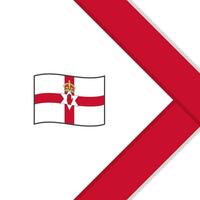 settentrionale Irlanda bandiera astratto sfondo design modello. settentrionale Irlanda indipendenza giorno bandiera sociale media inviare. settentrionale Irlanda cartone animato vettore