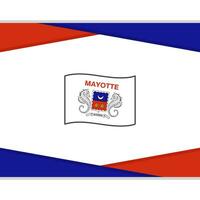 mayotte bandiera astratto sfondo design modello. mayotte indipendenza giorno bandiera sociale media inviare. mayotte vettore