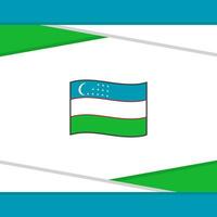 Uzbekistan bandiera astratto sfondo design modello. Uzbekistan indipendenza giorno bandiera sociale media inviare. Uzbekistan vettore