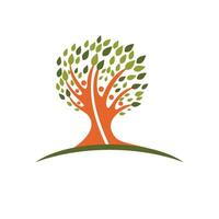vettore del modello del logo dell'albero genealogico