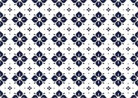 geometrico fiore e mandala etnico tessuto senza soluzione di continuità modello per stoffa tappeto sfondo sfondo involucro eccetera. vettore