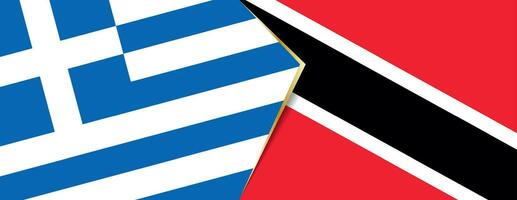 Grecia e trinidad e tobago bandiere, Due vettore bandiere.