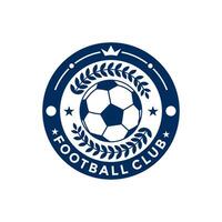 calcio calcio logo design vettore illustrazione, calcio logo icona modello