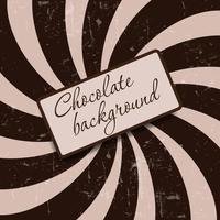 retro vintage grunge ipnotico cioccolato background.vector illustration vettore