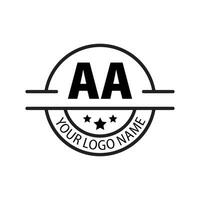lettera aa logo. un' un. aa logo design vettore illustrazione per creativo azienda, attività commerciale, industria. professionista vettore