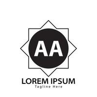 lettera aa logo. un' un. aa logo design vettore illustrazione per creativo azienda, attività commerciale, industria. professionista vettore