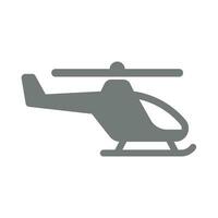 elicottero vettore icona. semplice mannaia simbolo.