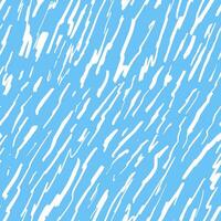 senza soluzione di continuità modello con mano disegnato scarabocchi. blu e bianca diagonale curvo strisce. semplice acqua increspature struttura. onde dipinto con spazzola vettore