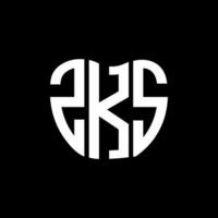 zk lettera logo creativo design. zk unico design. vettore