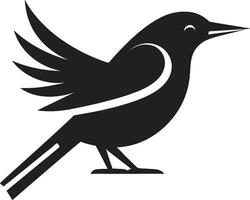saggezza di il cigno corvi monocromatico maestà vettore