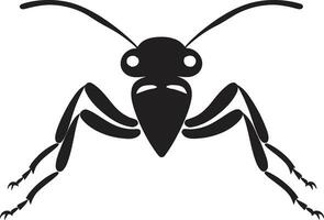 nero vettore formica emblema un' senza tempo logo classico moderno nero formica logo vettore arte eccellenza