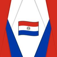 paraguay bandiera astratto sfondo design modello. paraguay indipendenza giorno bandiera sociale media inviare. paraguay sfondo vettore