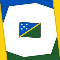 Salomone isole bandiera astratto sfondo design modello. Salomone isole indipendenza giorno bandiera sociale media inviare. Salomone isole bandiera vettore