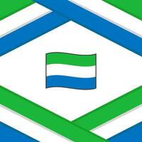 sierra Leone bandiera astratto sfondo design modello. sierra Leone indipendenza giorno bandiera sociale media inviare. sierra Leone modello vettore