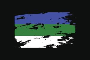 bandiera stile grunge del komi. illustrazione vettoriale. vettore