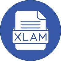 xlam file formato vettore icona