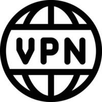 vpn vettore icona