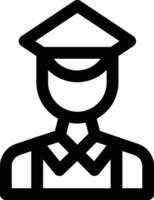 poliziotto vettore icona
