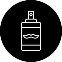 barba olio vettore icona