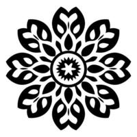 semplice minimalista mandala vettore