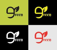 natura logotipo, elementi colore variazione astratto icona. moderno logotipo, attività commerciale modello. vettore