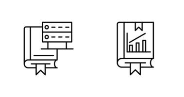 server e statistica icona vettore