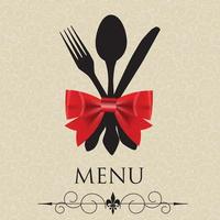 il concetto di menu del ristorante. illustrazione vettoriale