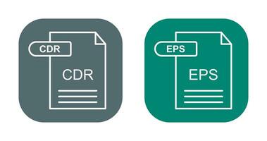 cdr e eps icona vettore