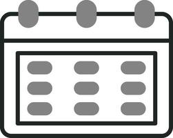 icona del calendario vettoriale