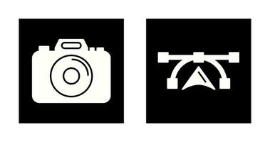 telecamera e vettori icona
