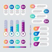 modello di elementi infografici vettore