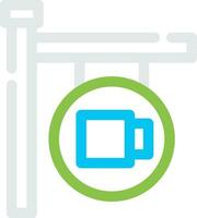 caffè negozio creativo icona design vettore