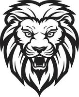 feroce righello un' Leone icona logo design leoni eredità il nero vettore emblema eccellenza