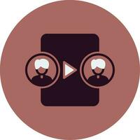 video condivisione vettore icona