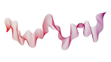 astratto fondale con onda pendenza Linee vettore