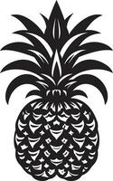 elegante ananas vettore design contemporaneo ananas logo concetto