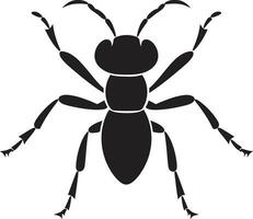 nero vettore formica logo eccellenza nel semplicità intricato formica icona nero vettore logo brillantezza