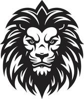 grazioso ruggito nero vettore Leone logo design il sublime suono di autorità selvaggio autorità nero Leone icona emblema il simbolo di comando