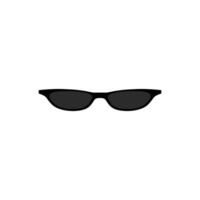 occhiali icona semplice design nel bianca sfondo vettore
