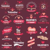 Banner modello di San Valentino Sfondo vettoriale per banner