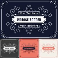 Modello di progettazione stile etichetta vintage background vettore