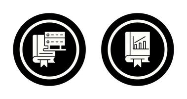 server e statistica icona vettore