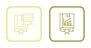 server e statistica icona vettore