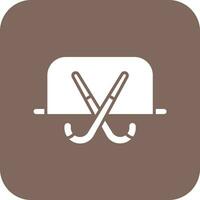 icona del vettore di hockey su prato