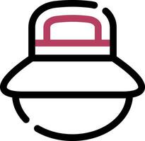 pesca cappello creativo icona design vettore