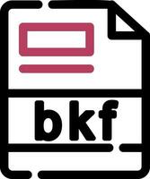 bkf creativo icona design vettore