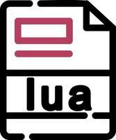 lua creativo icona design vettore